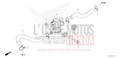 ELECTROVANNE INJECTION D'AIR CBR500RACT de 2026